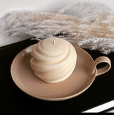 Big Swirl Decorative Candle
